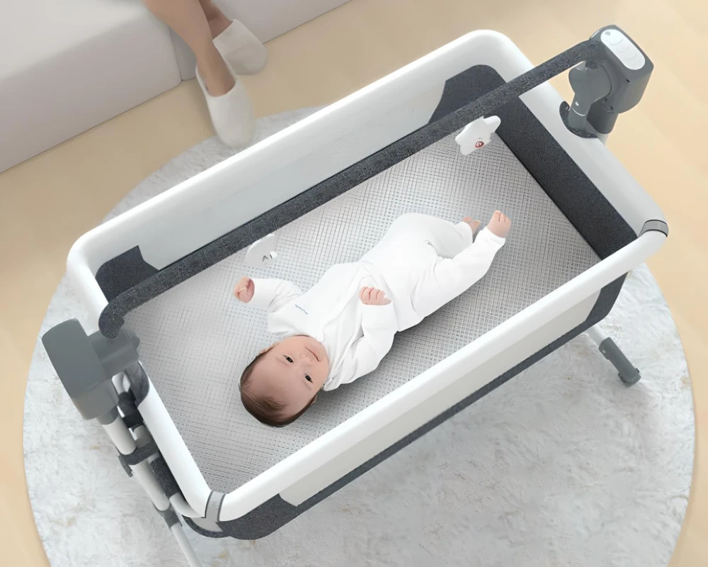 automatic rocking bassinet cradle