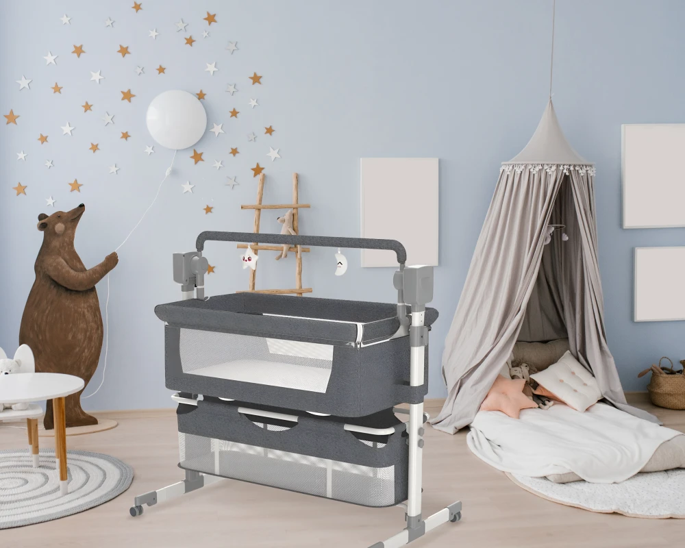 automatic rocking bassinet cradle