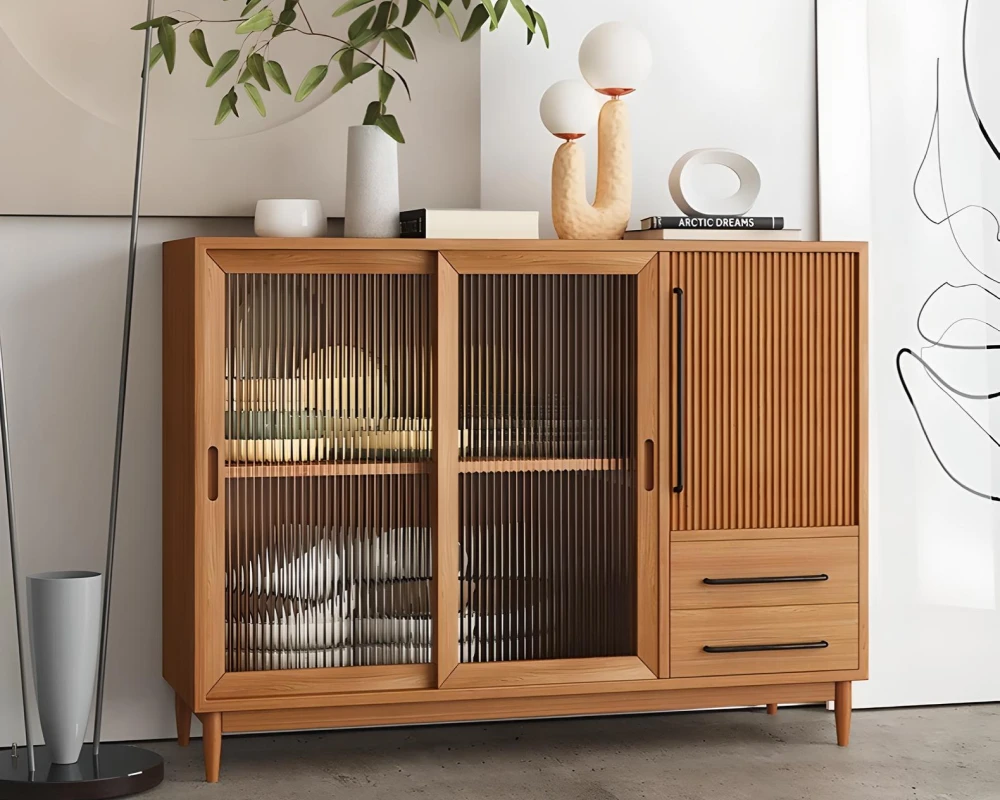 wood sideboard buffet cabinet