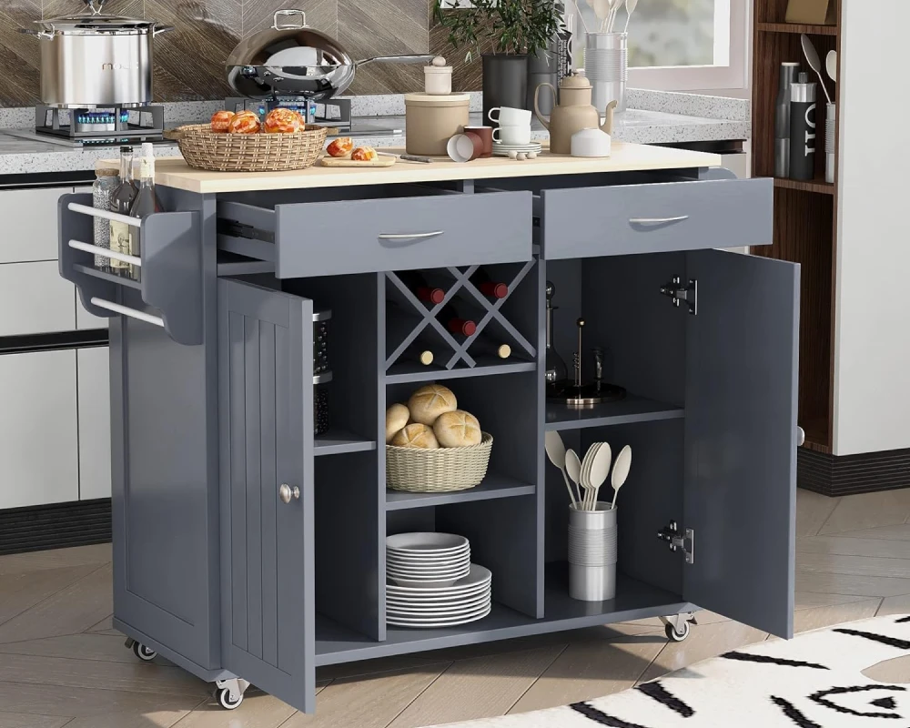island with drawers