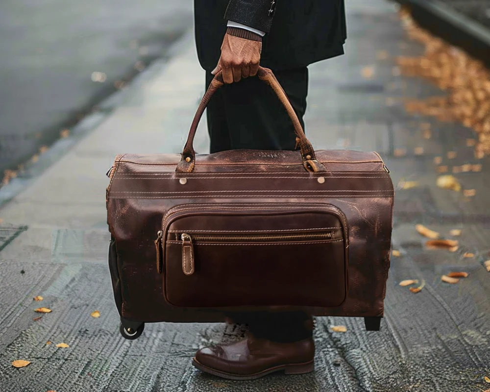 soft luggage with wheels