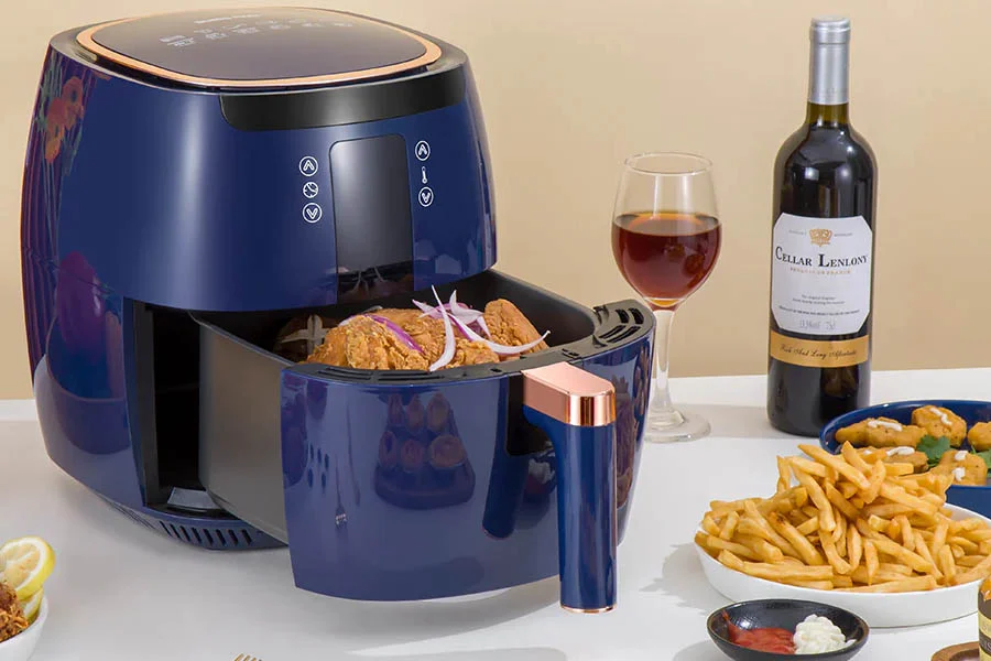 using the air fryer