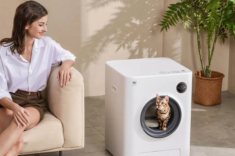 electric cat box