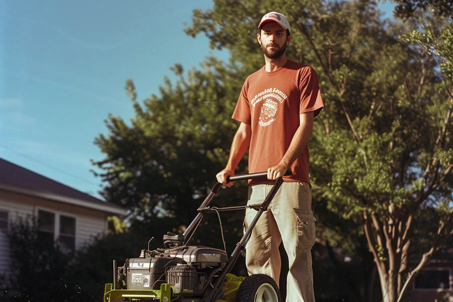 best cordless lawn mower with battery and charger