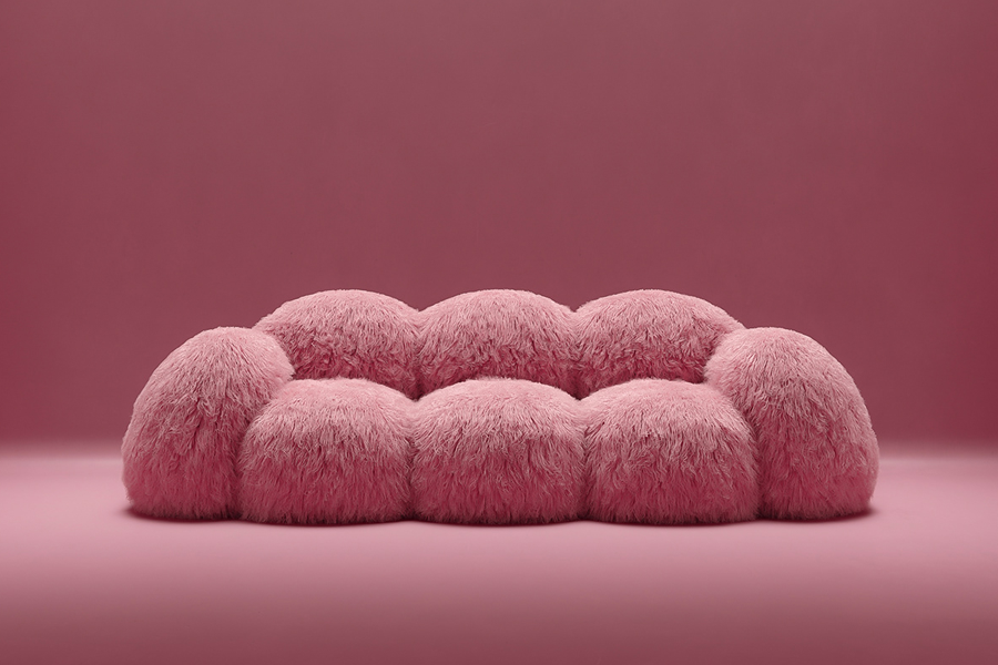 blush pink sleeper sofa